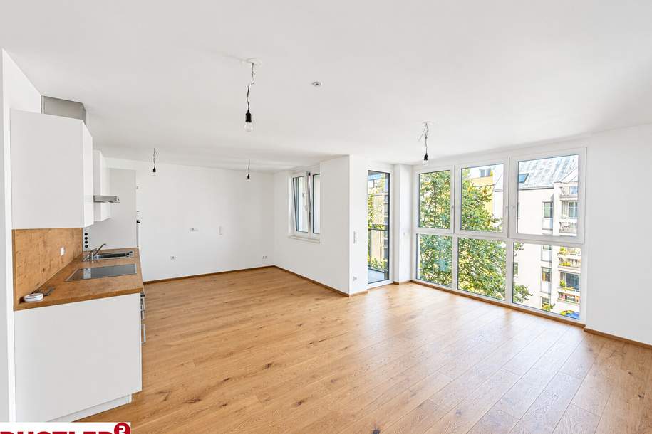 Ruhige 3-Zimmer-Wohnung mit Loggia und Grünblick - zu vermieten, Wohnung-miete, 1.531,92,€, 1210 Wien 21., Floridsdorf