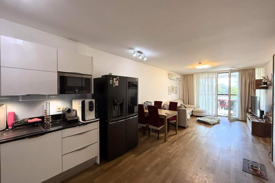 Moderne TerrWhg, Klima+FB-Heizung, inkl. Küche, Einbauten+PP // Modern terrace apt., AC+fl.-heating, incl. kitchen, fittings+Parking //, Wohnung-kauf, 697.400,€, 1210 Wien 21., Floridsdorf