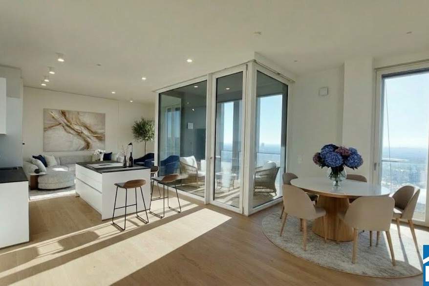 ***PENTHOUSE mit Blick zum KAHLENBERG *** 12 Minuten zum STEPHANSPLATZ, Wohnung-miete, 3.390,00,€, 1220 Wien 22., Donaustadt