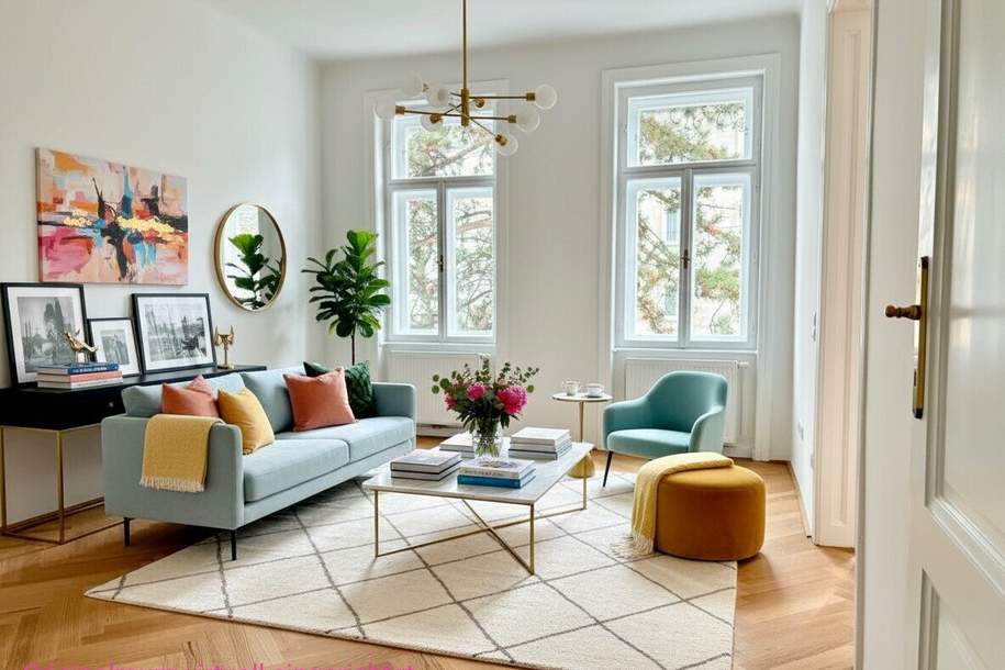 WÄHRINGER ALTBAUJUWEL MIT LIEBE ZUM DETAIL, Wohnung-kauf, 394.000,€, 1180 Wien 17., Hernals