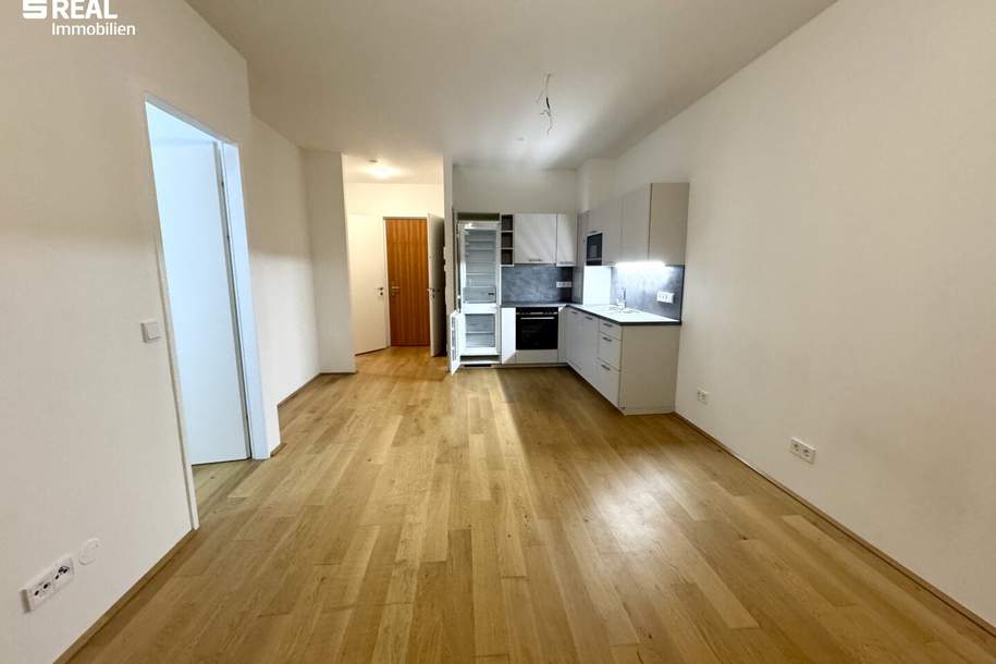 moderne 2 Zimmer - Neubauwohnung mit großem Balkon und KFZ Stellplatz, Wohnung-miete, 850,00,€, 1210 Wien 21., Floridsdorf