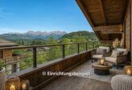 Dachgeschosswohnung an der Skipiste mit Kaiserblick