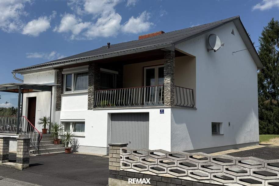 Charmantes Einfamilienhaus mit Burgblick, Garten in zentraler Lage von Güssing, Haus-kauf, 184.000,€, 7540 Güssing