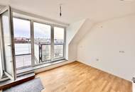 ERSTBEZUG! Exklusive lichtdurchflutete Dachgeschoss-Maisonette mit großzügigen Freiflächen und spektakulärem Weitblick ++ Luxuriöses Wohnen über den Dächern Wiens!