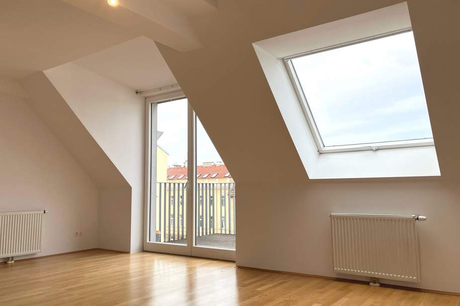 Schöne DG-Maisonette mit Balkon Nähe U1!, Wohnung-kauf, 429.000,€, 1100 Wien 10., Favoriten