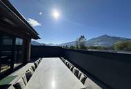 Maisonette-Dachgeschoss mit Dachterrasse & atemberaubenden Panoramablick, Whirlpool & Sauna