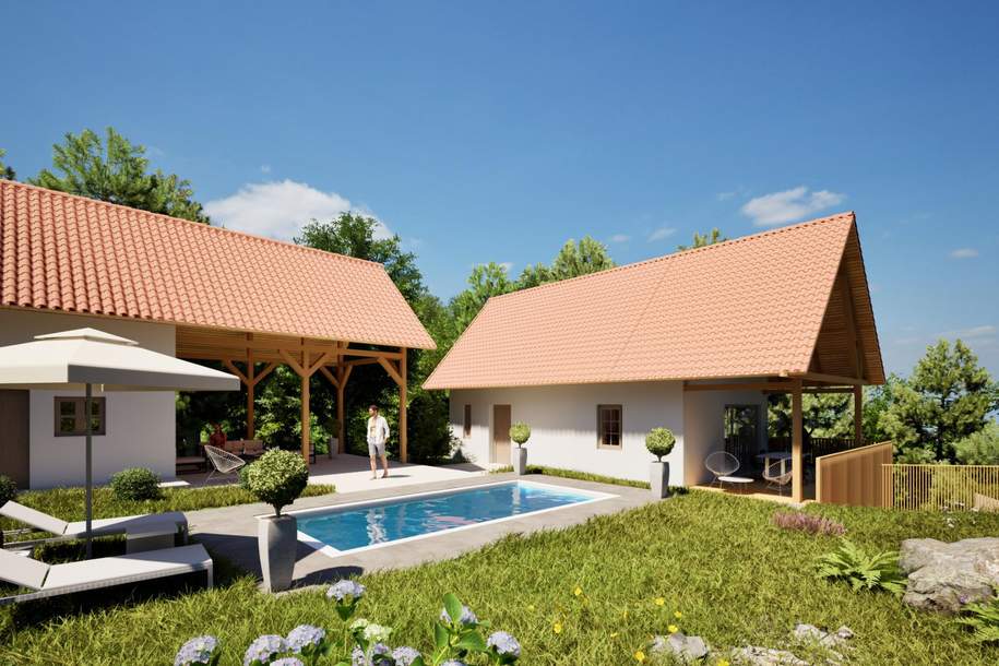 Grundstück mit Altbestand und bewilligtem Bauprojekt in Gamlitz, Grund und Boden-kauf, 375.000,€, 8462 Leibnitz