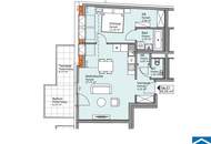 Schöne 2 Zimmerwohnung mit Freifläche nahe dem Floridsdorfer Wasserpark