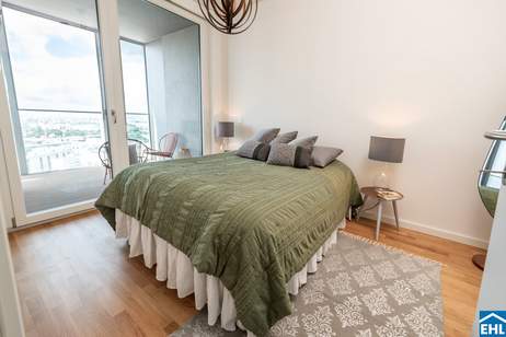 Urbanes Wohnen mit Rooftop Pool, Spa & Skylineblick – TOWER HOMES, Wohnung-miete, 735,00,€, 1220 Wien 22., Donaustadt