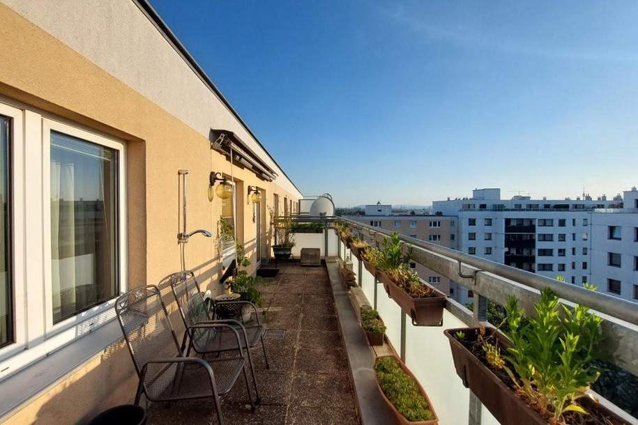 "Dachterrassen-Hit nahe U1 Kagraner Platz!", Wohnung-miete, 987,00,€, 1220 Wien 22., Donaustadt