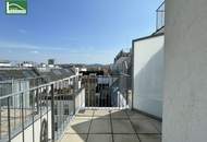 Klimatisierte Maisonette mit Weitblick-Dachterrasse in top Lage nahe U6, Millennium City und Donau!