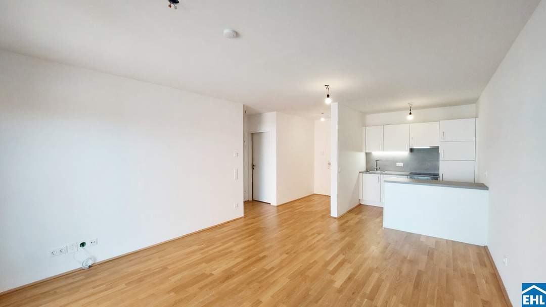 Ideal geschnittene 2-Zimmer-Wohnung im grünen Wildgarten!