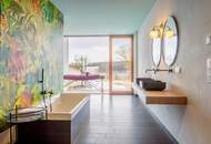 Eine Cuvée-Perle in West-Hanglage mit Blick auf den Thermenort, den Waldrand im Rücken