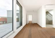 JETZT PROVISIONSFREI | ERSTBEZUG | DG-Maisonette mit ca. 18 m² INNENHOF-TERRASSE | Fernwärme | TG-Stellplatz optional | Nachhaltiges Wohnbauprojekt