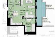 Provisionsfreie moderne 3-Zimmer Wohnung-Erstbezug mit Balkon in Simmering