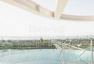 Fantastischer Erstbezug mit durchdachtem Grundriss, Balkon und Sonnenuntergang (Doorman, Gym, Pool, Lounges)