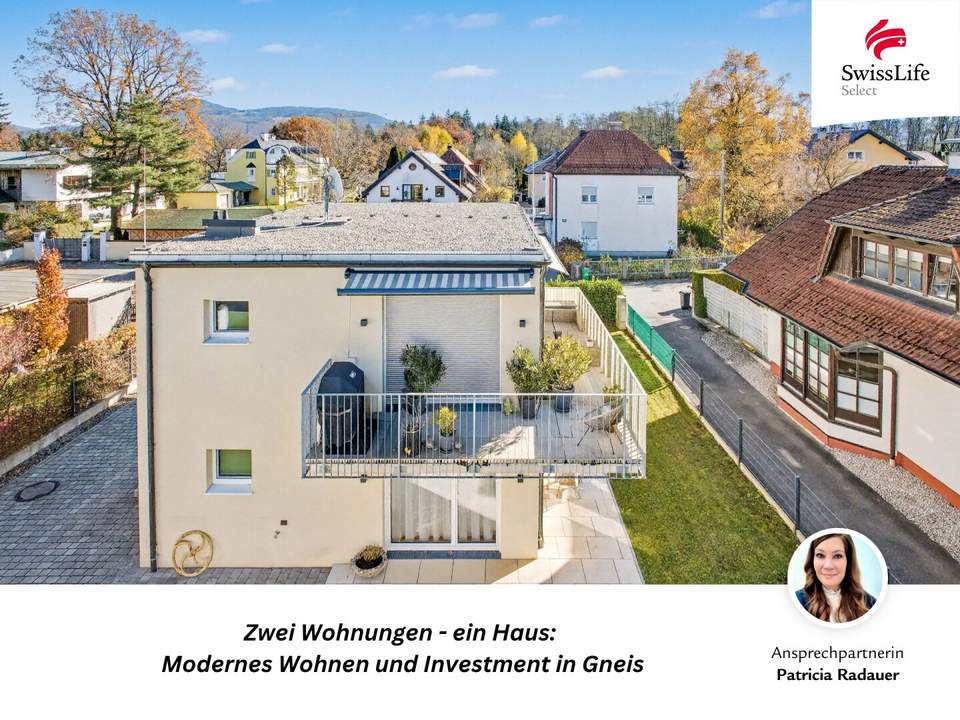 Zwei Wohnungen - ein Haus: Modernes Wohnen und Investment in Gneis
