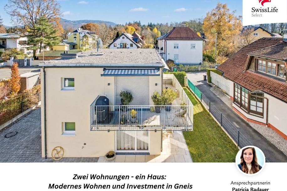 Zwei Wohnungen - ein Haus: Modernes Wohnen und Investment in Gneis, Haus-kauf, 1.150.000,€, 5020 Salzburg(Stadt)
