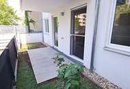 EIGENGARTEN, LORYSTRASSE, 75 m2 Neubau mit 23 m2 Garten, 2 Zimmer, Wohnküche, Wannenbad, Parketten, 1. Liftstock
