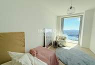 43. Etage Signature Skyline Supreme – Süd-Eckresidenz - 3 Zimmer, Freifläche und mit Panorama über Wien und Donau