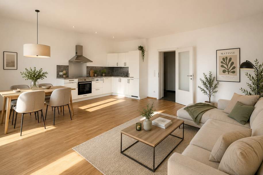 Villach - Moritschstraße 1. 3-Zi. Wohnung im Altbaustil, Wohnung-miete, 1.191,08,€, 9500 Villach(Stadt)