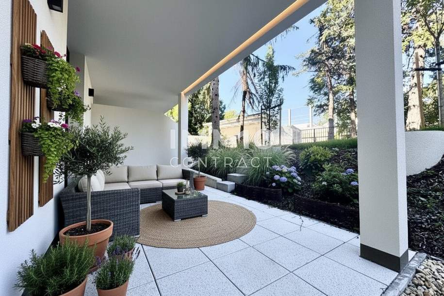 Exklusive Gartenresidenz – Großzügige 2 Zimmer mit Terrasse &amp; Garten, Wohnung-miete, 1.260,00,€, 1130 Wien 13., Hietzing