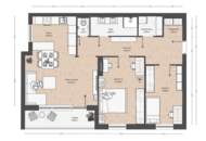 Kernsanierte, helle Dreizimmerwohnung mit großer Loggia und großem Keller!