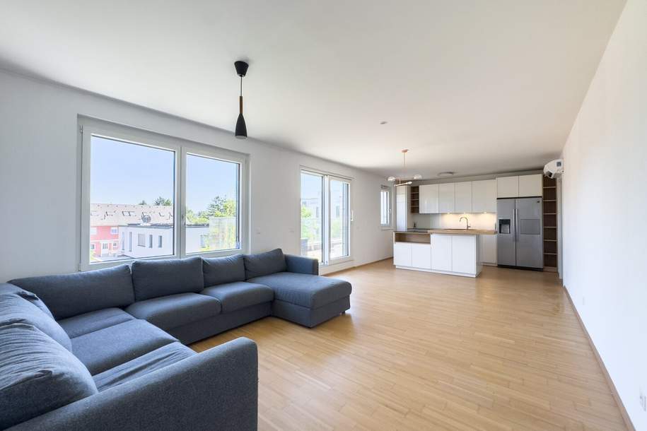 SONNIGE WOHNUNG BEIM DONAUZENTRUM - Garagenplatz, zwei Terrassen, Klimaanlage, Wohnung-miete, 1.799,24,€, 1220 Wien 22., Donaustadt