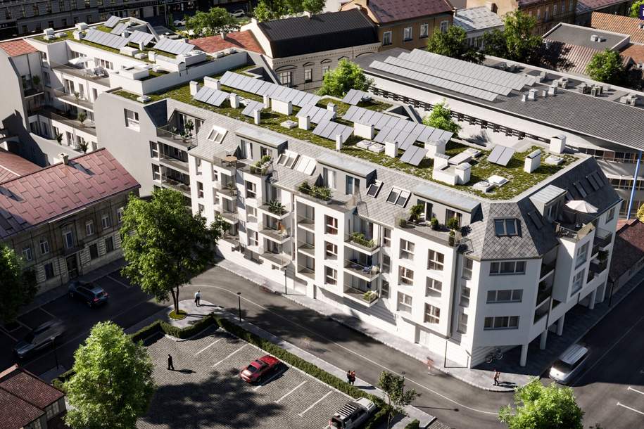 ZUM JUNGBRUNNEN! Von der Sonne geküsst - Ab ins Dachgeschoss mit 2 Süd-Terrassen! 3 Zimmer + Beste Infrastruktur + Hochwertige Materialien + Garagenplatz optional!, Wohnung-kauf, 458.150,€, 2130 Mistelbach