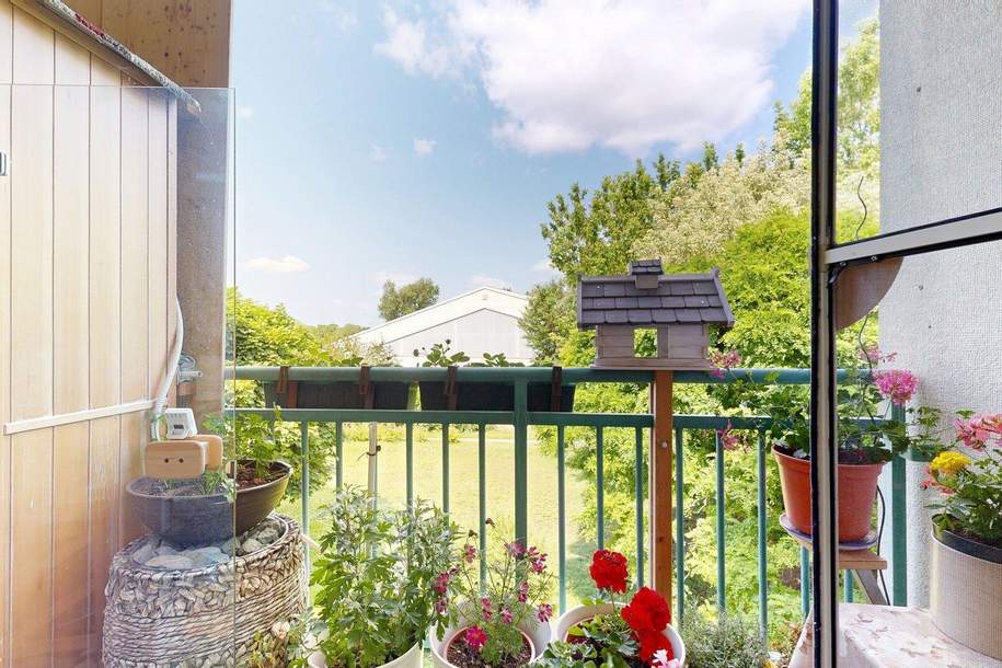 Traumhafte 3-Zi-Eigentumswohnung mit Loggia, Klimaanlage, Infrarotsauna und Grünblick vor den Toren Wiens, Wohnung-kauf, 235.000,€, 2440 Bruck an der Leitha