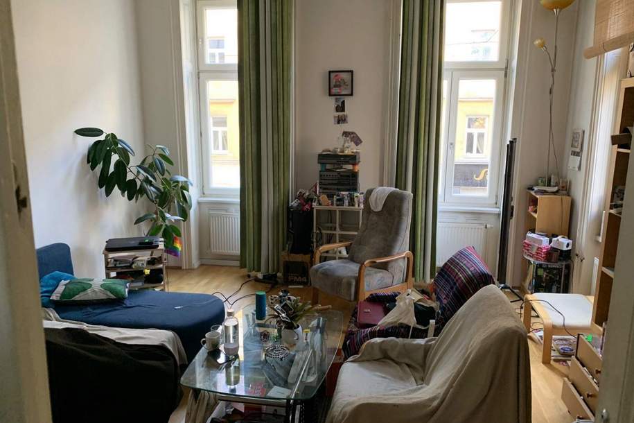 Langfristig wertvoll / Burggasse / unbefristet vermietet, Wohnung-kauf, 240.000,€, 1070 Wien 7., Neubau