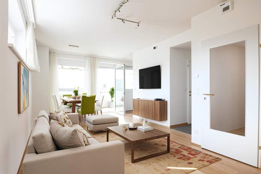 WIE NEU! Moderne 2 Zimmer Wohnung mit Loggia in Top Lage!, Wohnung-kauf, 198.000,€, 2442 Baden