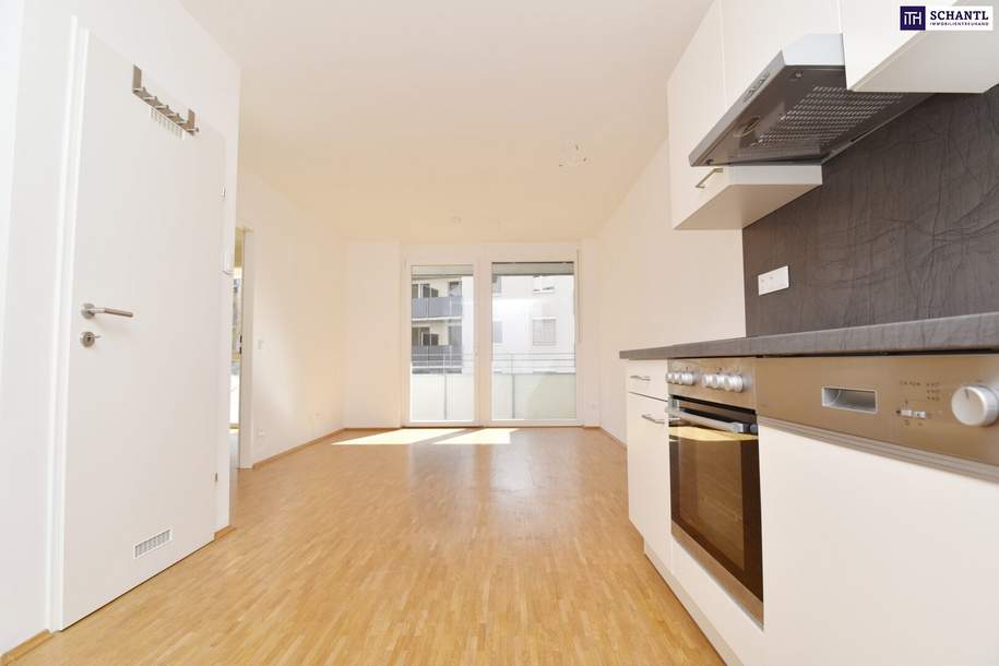 FABELHAFT HELLE 2-Zimmer Wohnung mit SÜD-Balkon und TOP Infrastruktur! Sensationell niedrige Heizkosten! Ab sofort verfügbar!, Wohnung-miete, 588,57,€, 8020 Graz(Stadt)