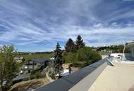 Ein wahres LUXUS-PENTHOUSE mit 360 Grad Fernblick in die Weinberge - mit gigantisch großer Außenfläche - westlich von Graz