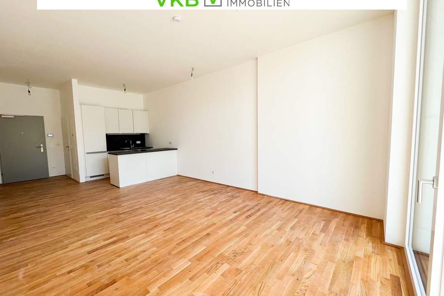 Neubau-Kleinwohnung mit ca. 53 m² + 16,50 m² Terrasse, Wohnung-miete, 799,43,€, 4600 Wels(Stadt)