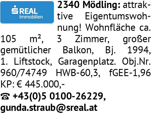 2340 Mödling: attraktive