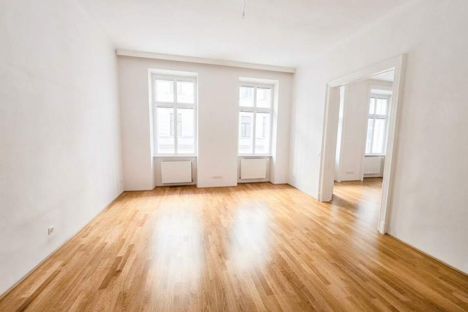 Altbau trifft Moderne – moderne 2 Zimmer Altbauwohnung + Wohnküche, Wohnung-miete, 1.451,69,€, 1070 Wien 7., Neubau