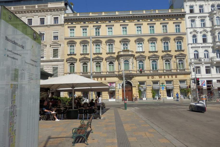 Ideales 4 Zimmer Büro DIREKT am Naschmarkt - Hofseitig, Gewerbeobjekt-miete, 2.333,33,€, 1060 Wien 6., Mariahilf