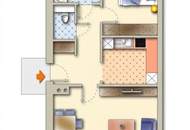 2-Zimmer-Wohnung in Graz-Gösting mit 2 Balkonen, Tiefgaragenplatz &amp; Gemeinschaftsgarten