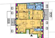 Ruhelage- 4 Zimmer Wohnung im Dachgeschoss mit 2 Terrassen und Klimaanlage