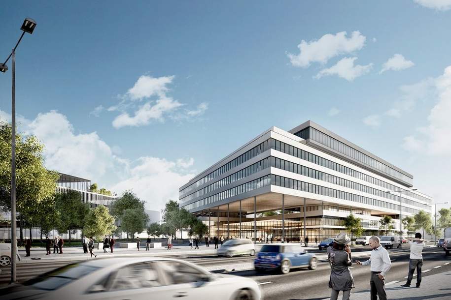 Teilbare Gewerbe-/ Lagerfläche im Central Hub im TwentyOne zu mieten, Gewerbeobjekt-miete, 28.800,00,€, 1210 Wien 21., Floridsdorf