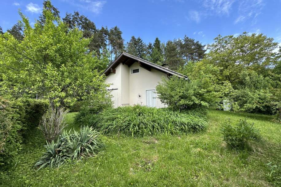 Sommerglück am Turnersee – Charmantes Ferienhaus „Emma“ in ruhiger Waldrandlage mit großem Garten &amp; Ausbaupotenzial, Haus-kauf, 299.000,€, 9122 Völkermarkt
