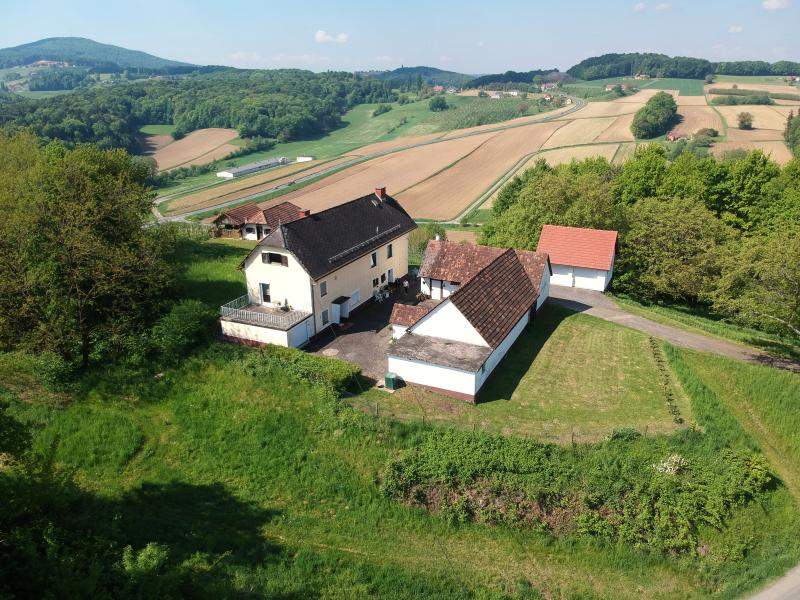 Herrliche Alleinlage: Großzügiges Einfamilienhaus (155m²) mit ehemaligem Wirtschaftsgebäude inmitten der Weinberge mit Blick auf Schloss Kapfenstein!