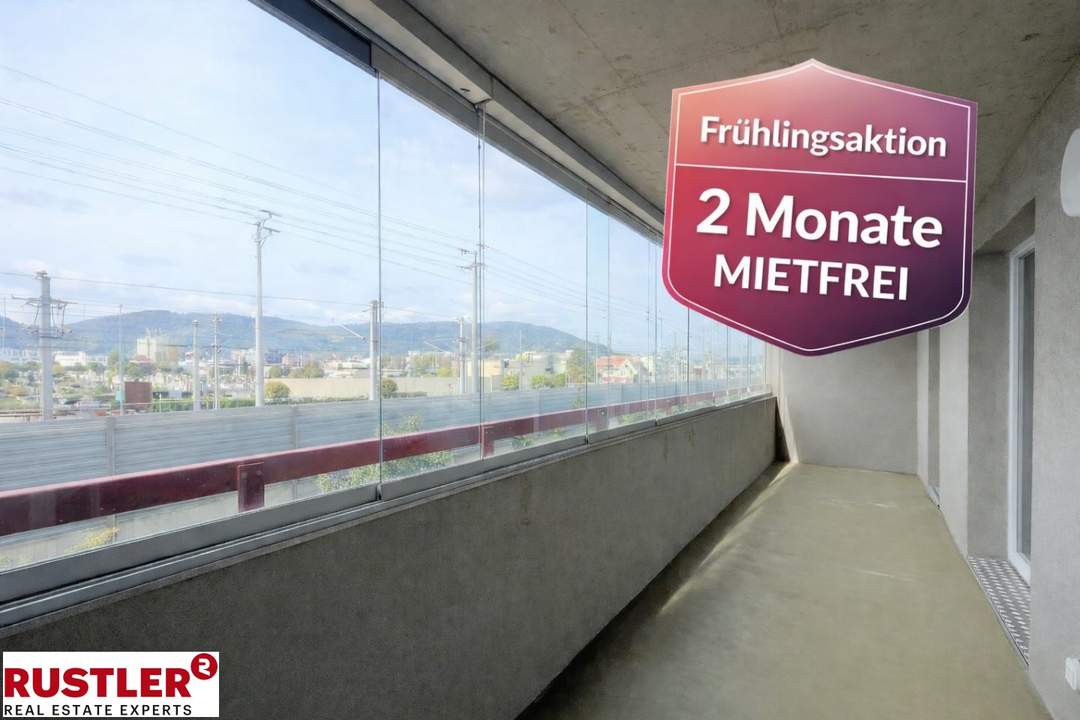 Sofort sparen: 2 MONATE MIETFREI | 3-Zimmer-Wohnung mit Loggia