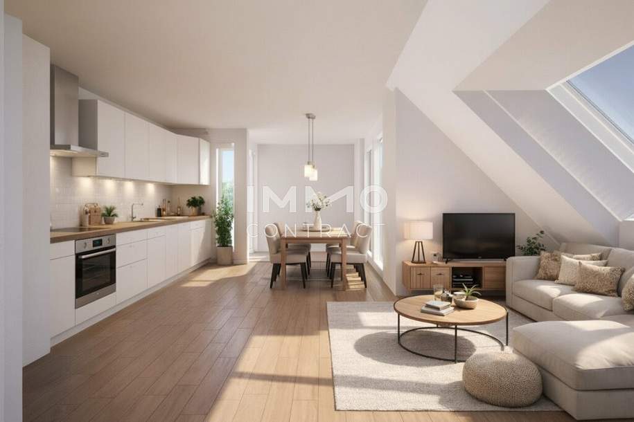 Ruhige Wohnung im letzten Liftstock mit Terrasse, Badezimmer mit Fenster, Wohnung-kauf, 295.100,€, 1140 Wien 14., Penzing