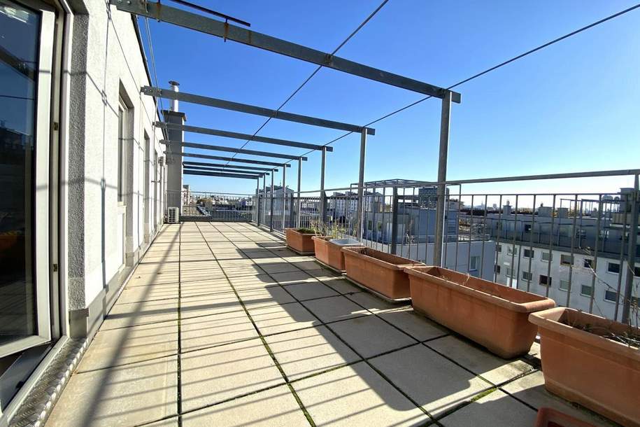DG-Wohnung mit 2 Terrassen auf Wohnebene und phänomenalem Fernblick über Wien, Wohnung-kauf, 619.000,€, 1200 Wien 22., Donaustadt