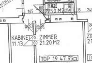 Altbauwohnung zum Sanieren – 48 m² mit Balkon im 3. Liftstock