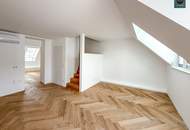 Elevate 1090 – Erstbezug: Luxus Dachgeschoss - Maisonette Wohnung (klimatisiert) mit Balkon und Terrasse nahe U6 Alser Straße, AKH!