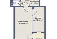 Smarte Starterwohnung mit Loggia und Garagenplatz im Eigentum