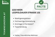 LEO 131 - Hochwertige Neubau-Wohnung in Hofruhelage! Nur 4 Bus-Stationen zum Bahnhof Floridsdorf, nahe Siemens und Grünflächen!